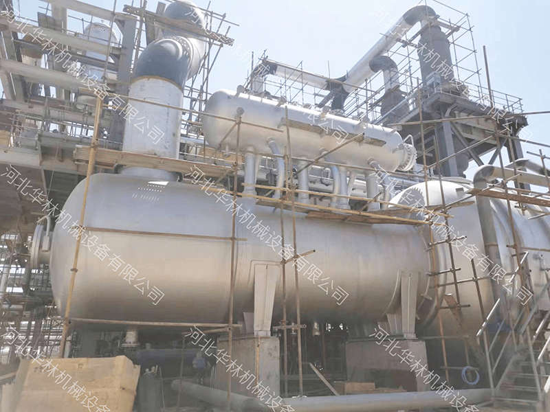 寧夏廢熱鍋爐項(xiàng)目現(xiàn)場